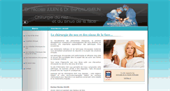 Desktop Screenshot of nez-sinus.fr